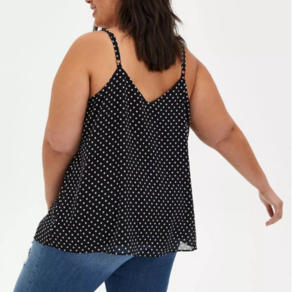 Torrid Sophie Chiffon Swing Cami – Polka Dot – Size 3 (3X / 22-24) NWT - Picture 6 of 12